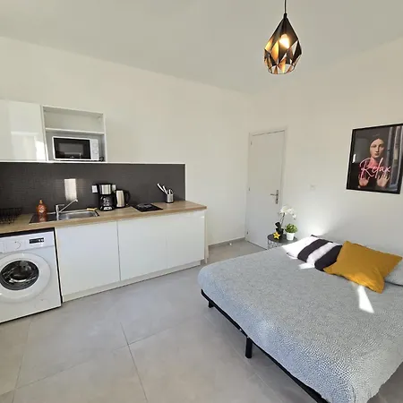 Gregbnb - 23m2 - Climatise -10min Gare - 5 Appartamento