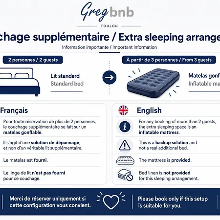 Appartement Gregbnb - Climatise - Studio 23M2 - 10Min Gare - Δδδ